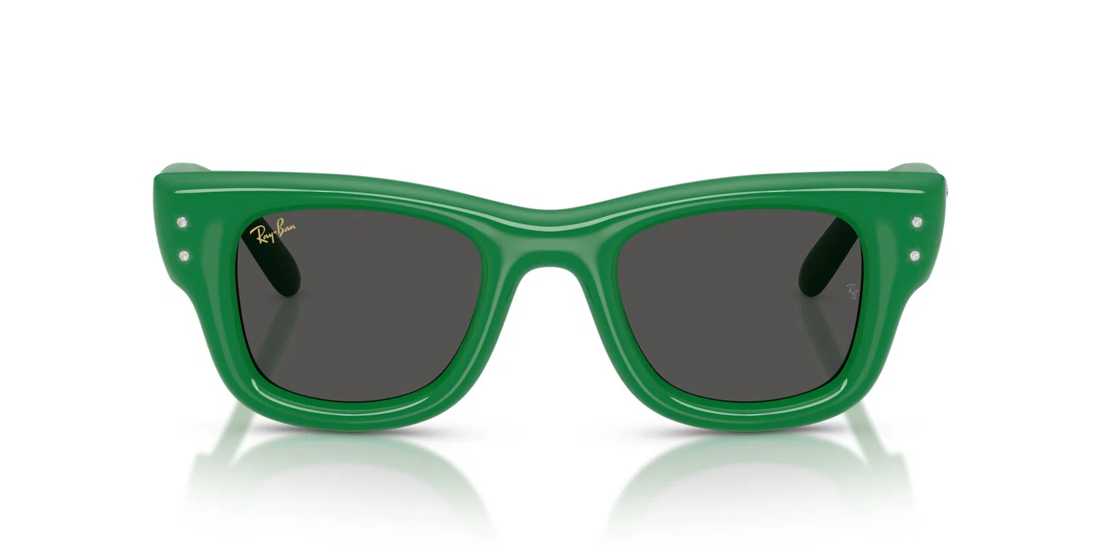 Ray-Ban Wayfarer Puffer 4940B Sunglasses - Green & Strass - view 11